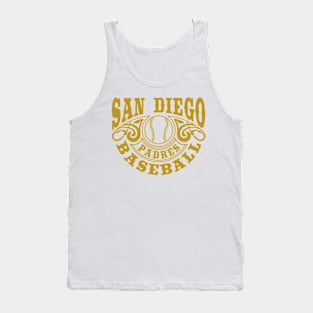 Vintage Retro San Diego Padres Baseball Tank Top